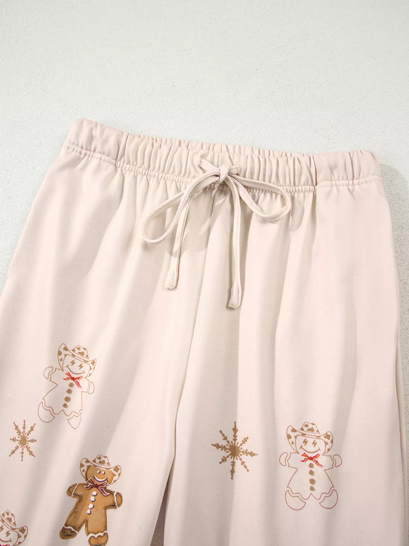 GINGERBREAD BAKERY Christmas Long Sleeve Top and Pants 2pcs Set