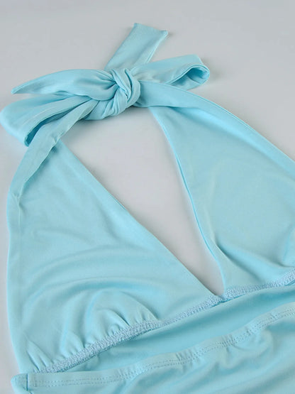 Halter Neck Backless Cami Top