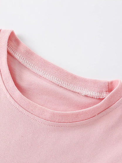 Children's Unicorn Print Long Sleeve Dress