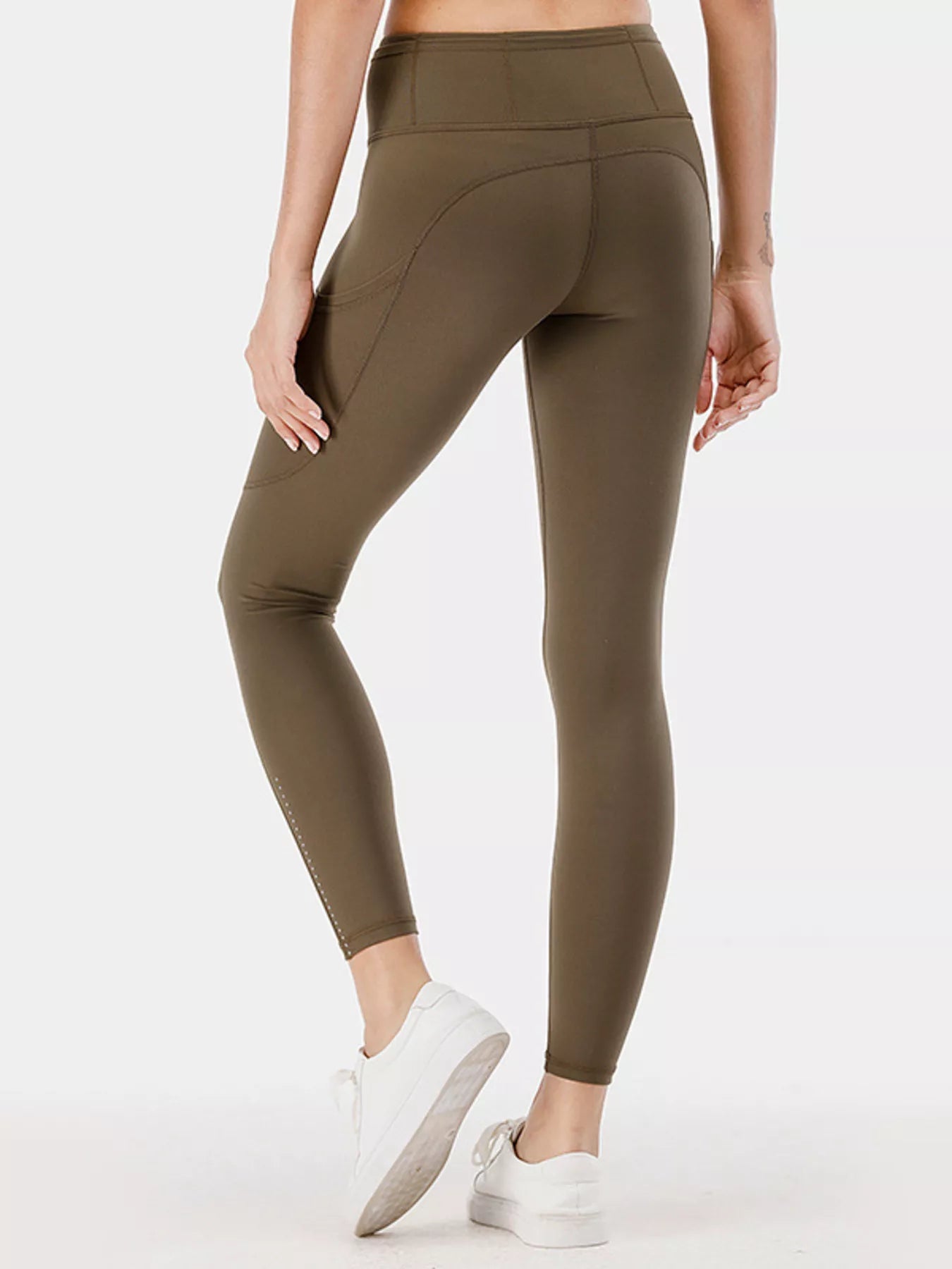 Full Size High-Waisted Active Leggings with Pockets Plus Size