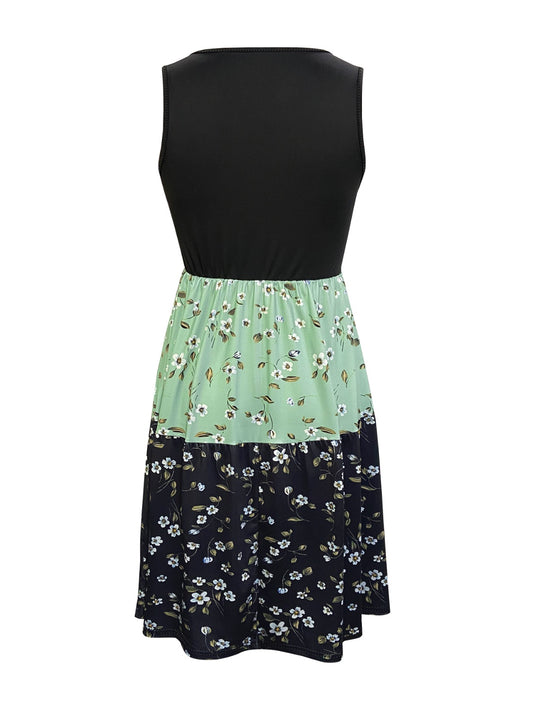 Stretchy Printed Dress