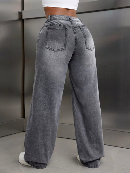 High Waist Wide Leg Jeans