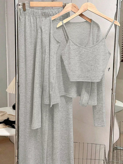 Cami & Shorts and Cardigan Set