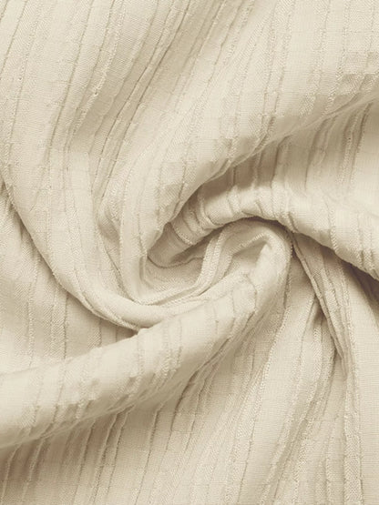 Tiered V-Neck Long Sleeve Dress