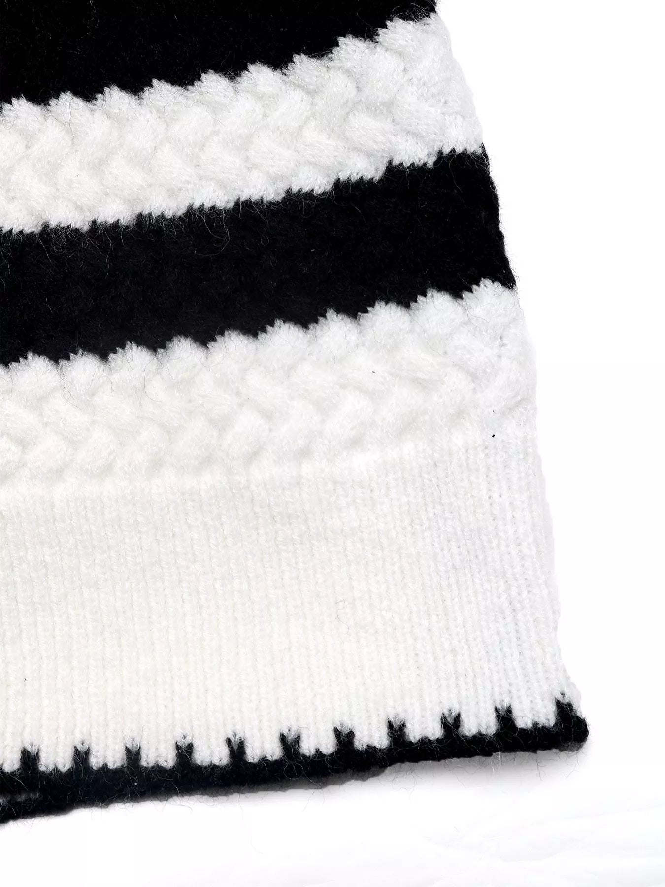 Striped Button-Up Long Sleeve Cardigan