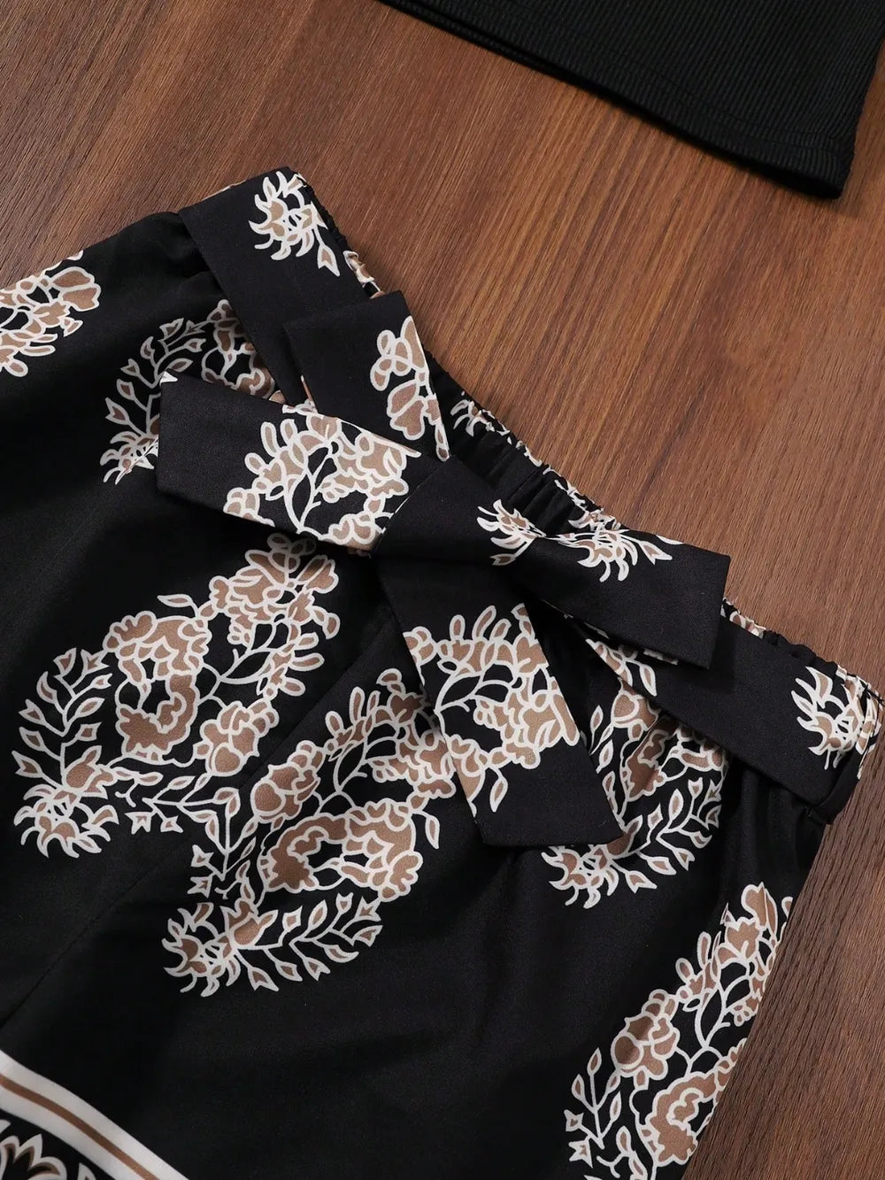 Children's Cami and Printed Pants Set