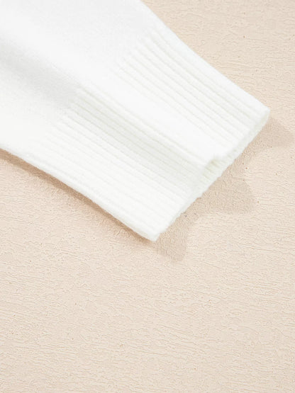 MERRY Letter Pattern Christmas Raglan Sleeve Sweater