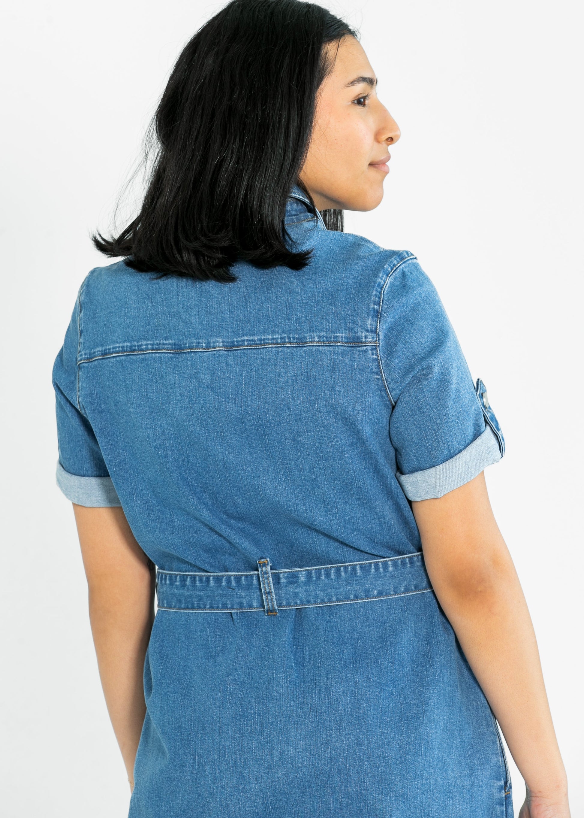 Ada Denim Midi Dress