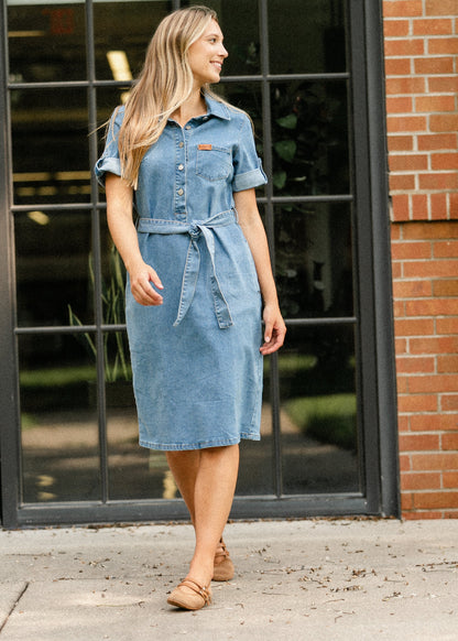 Ada Denim Midi Dress