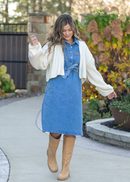 Ada Denim Midi Dress