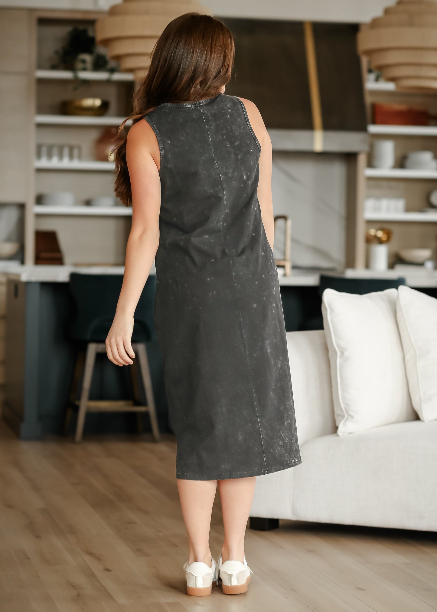 Alex Sleeveless Midi Dress - FINAL SALE