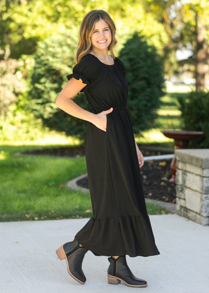 Amy Puff Sleeve Maxi Dress