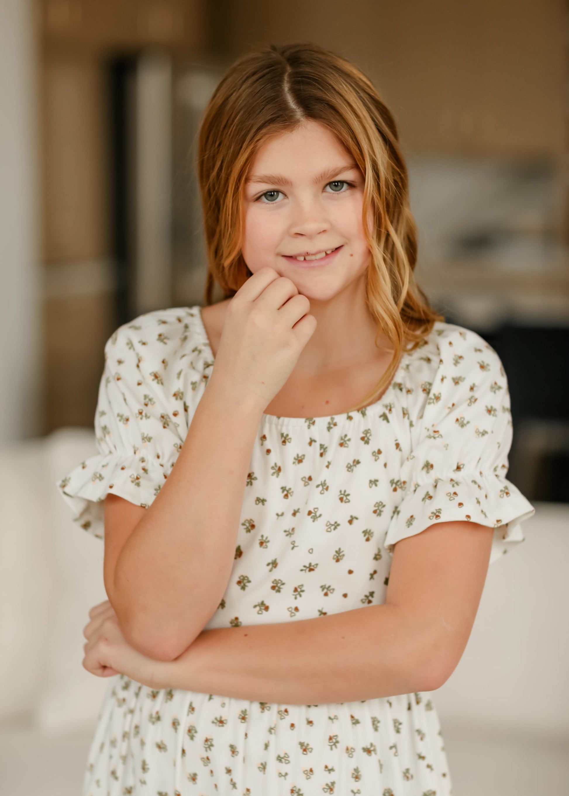 Girl's Aubriel Midi Dress - FINAL SALE