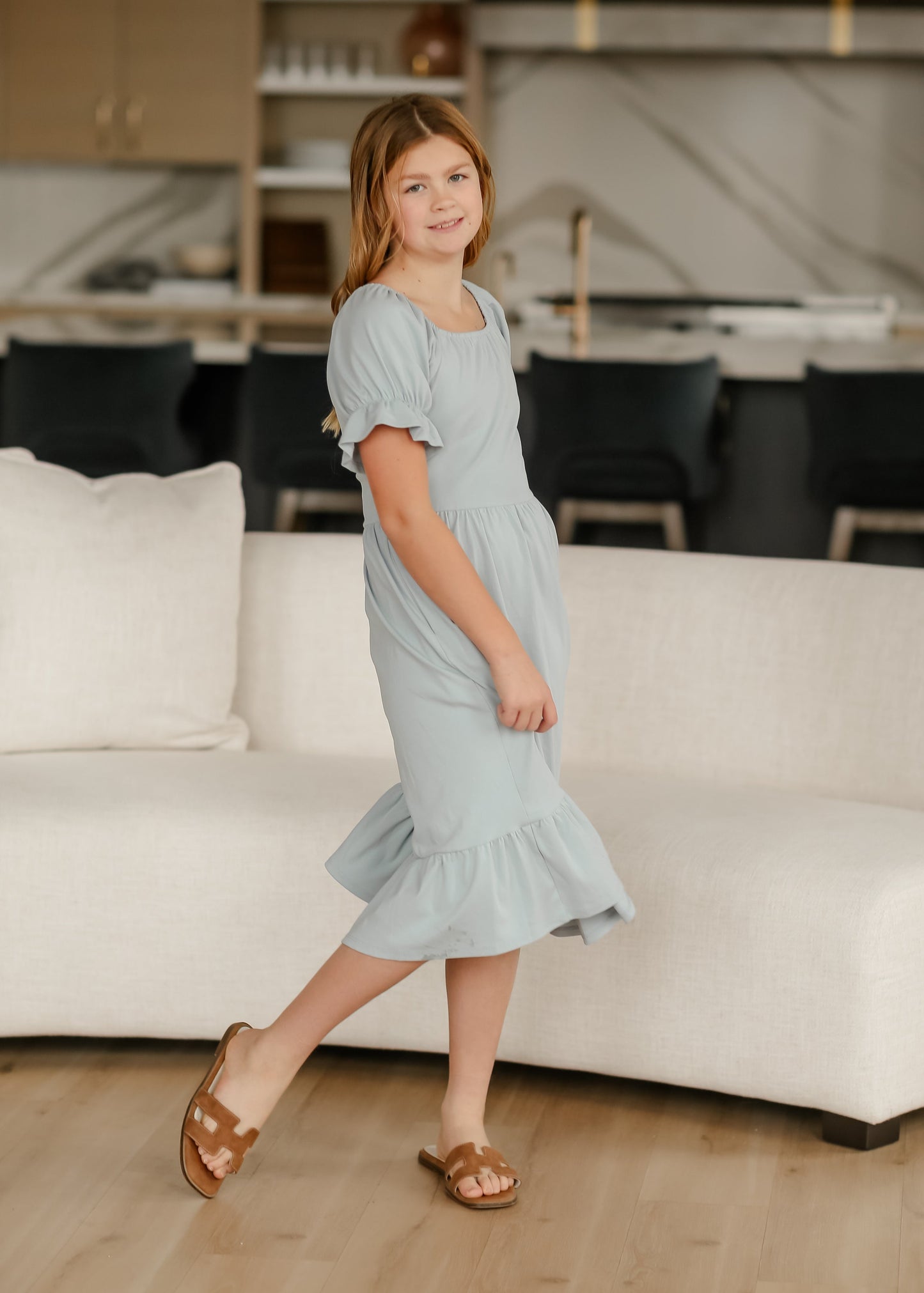 Girl's Aubriel Midi Dress - FINAL SALE