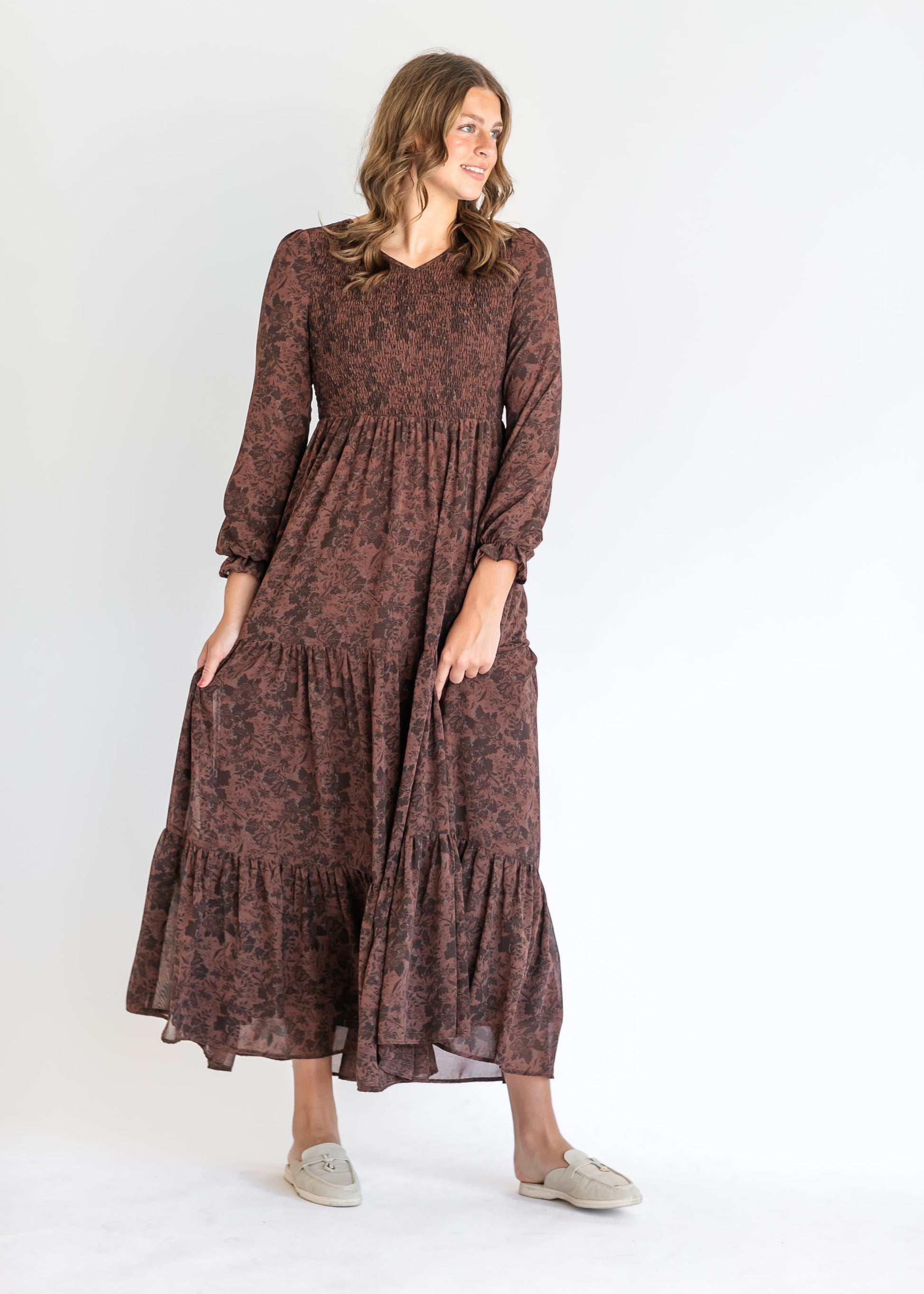 Aurora Smocked Maxi Dress