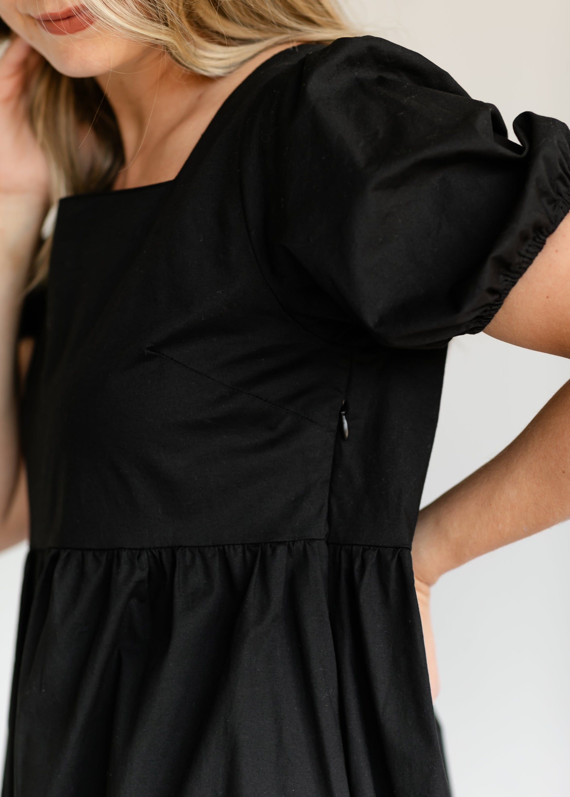 Ava Square Neck Midi Dress