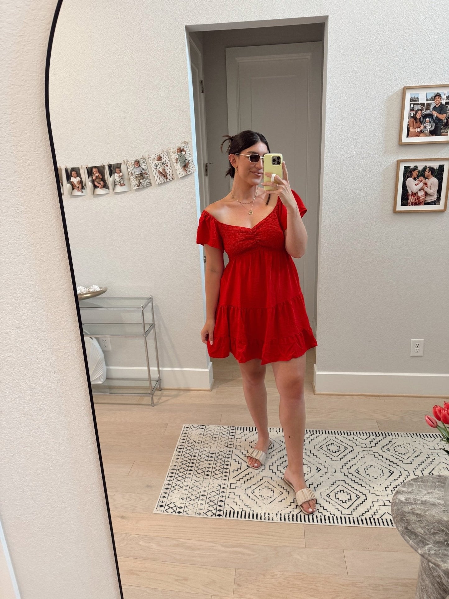 Ava's Sweetheart Red Mini Dress