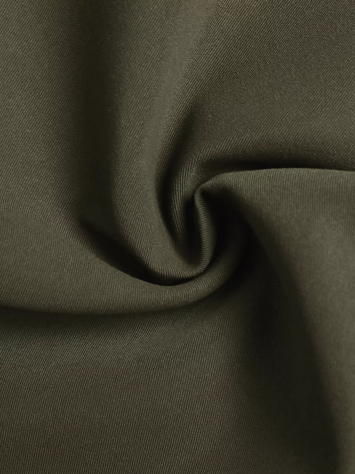 Contrast Collar Button Up Coat