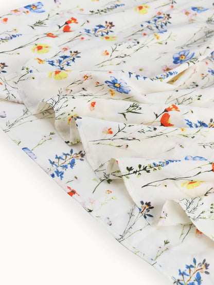 Floral Tiered Maxi Skirt