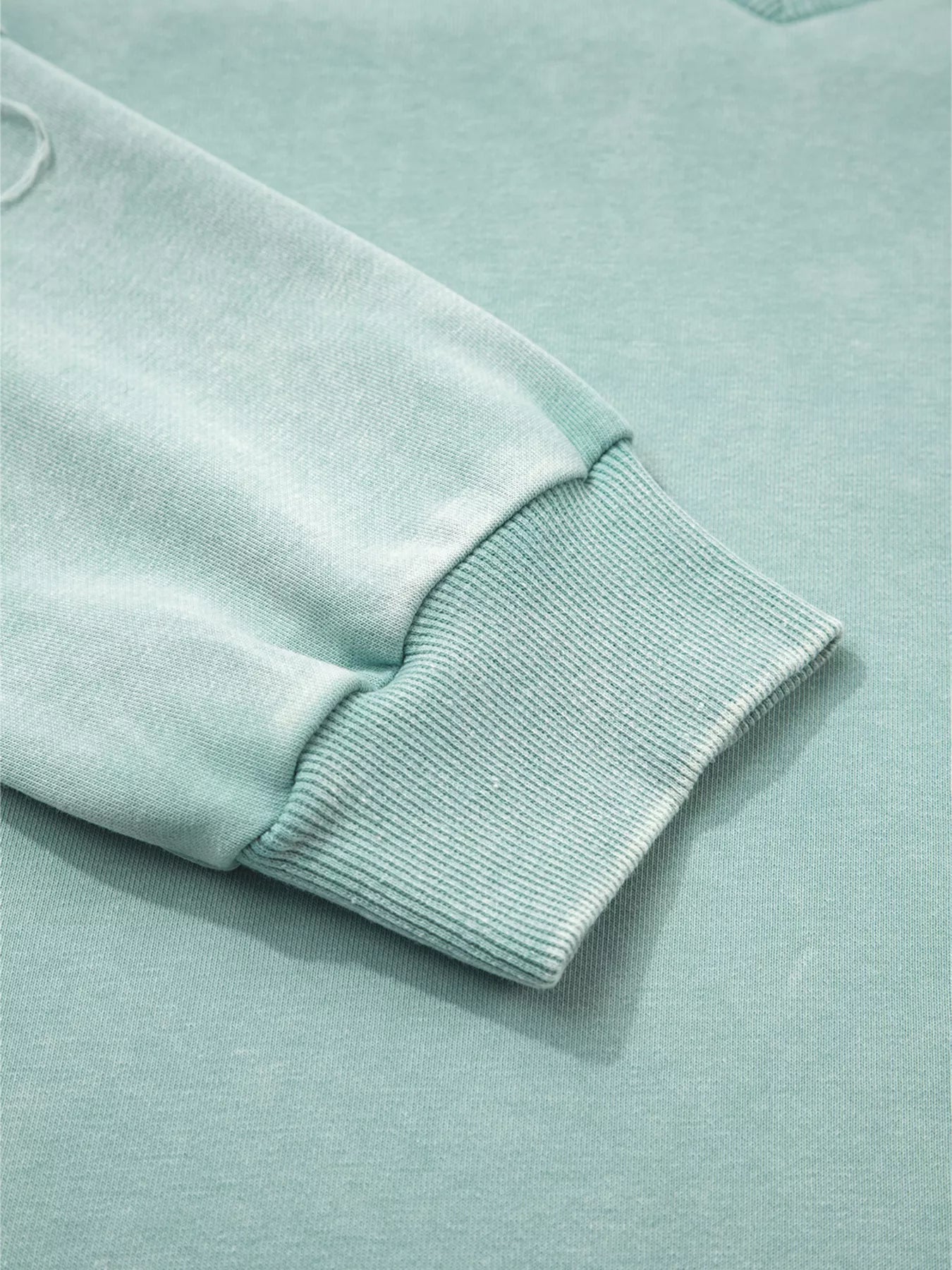 Mineral Wash Exposed Seam Buttoned V Neck Top