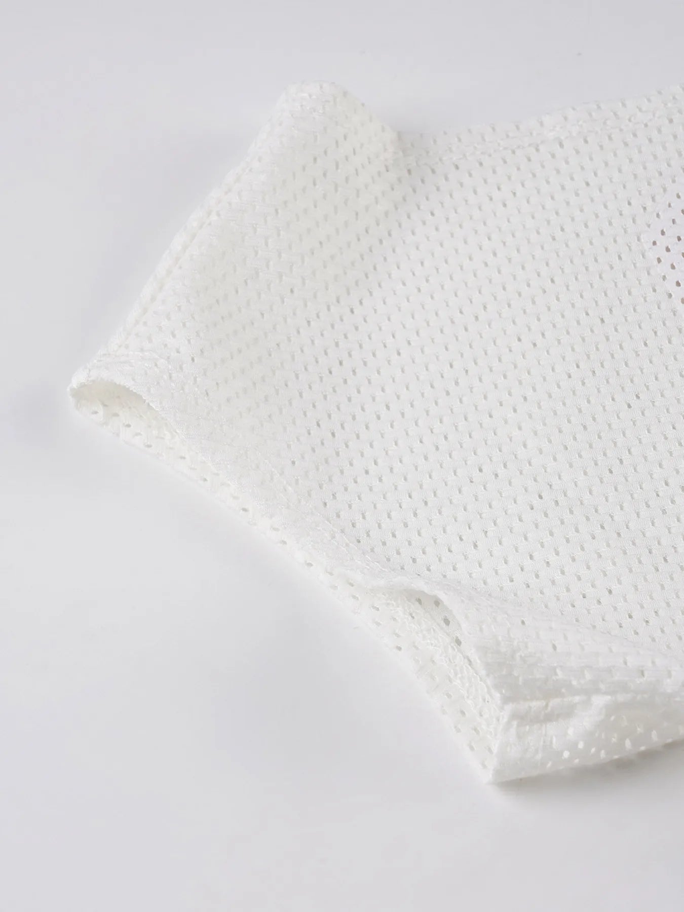 Asymmetric One-Shoulder Mesh Panel T-Shirt