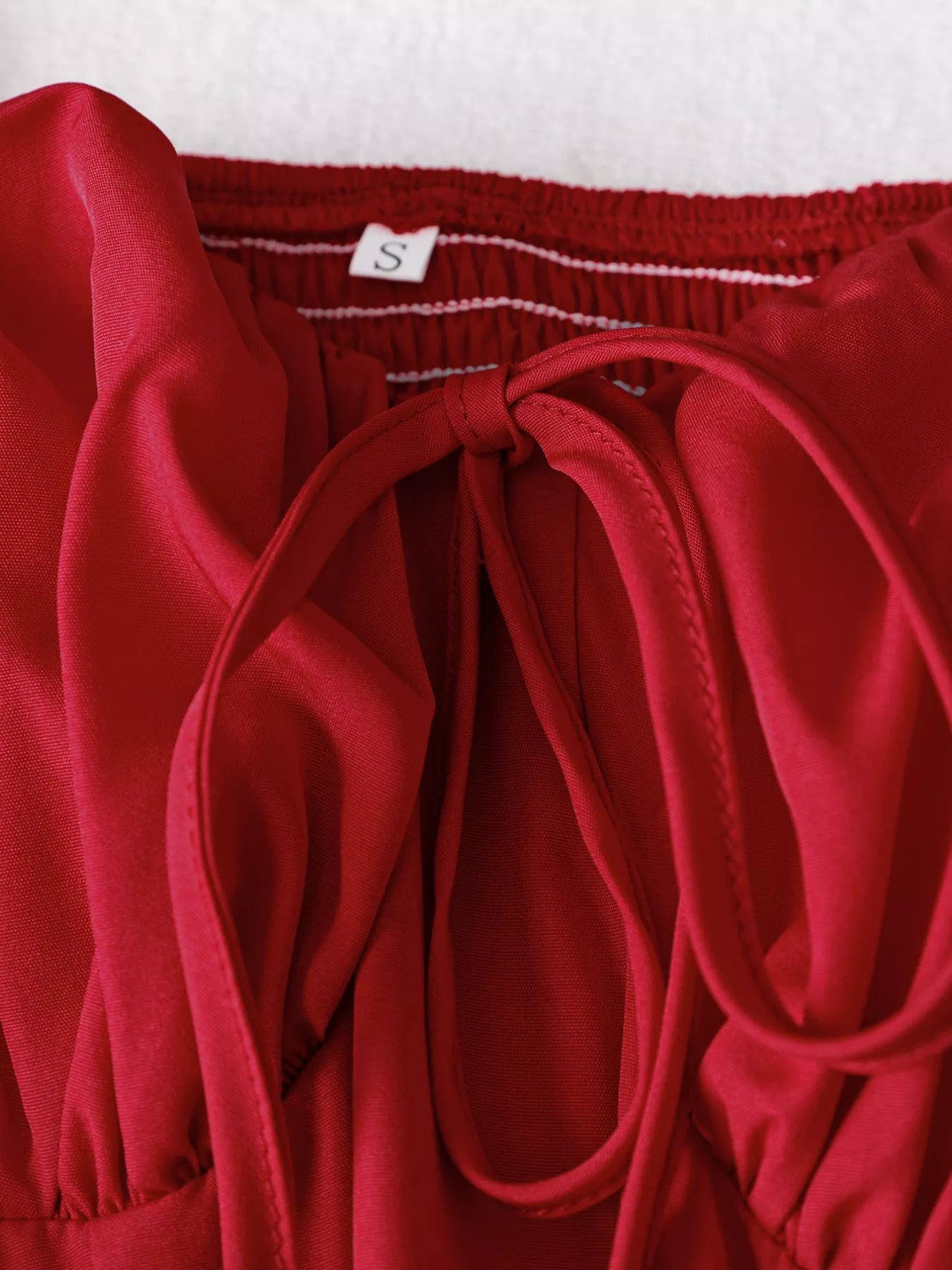 Sweetheart Neckline Flounce Sleeve Dress