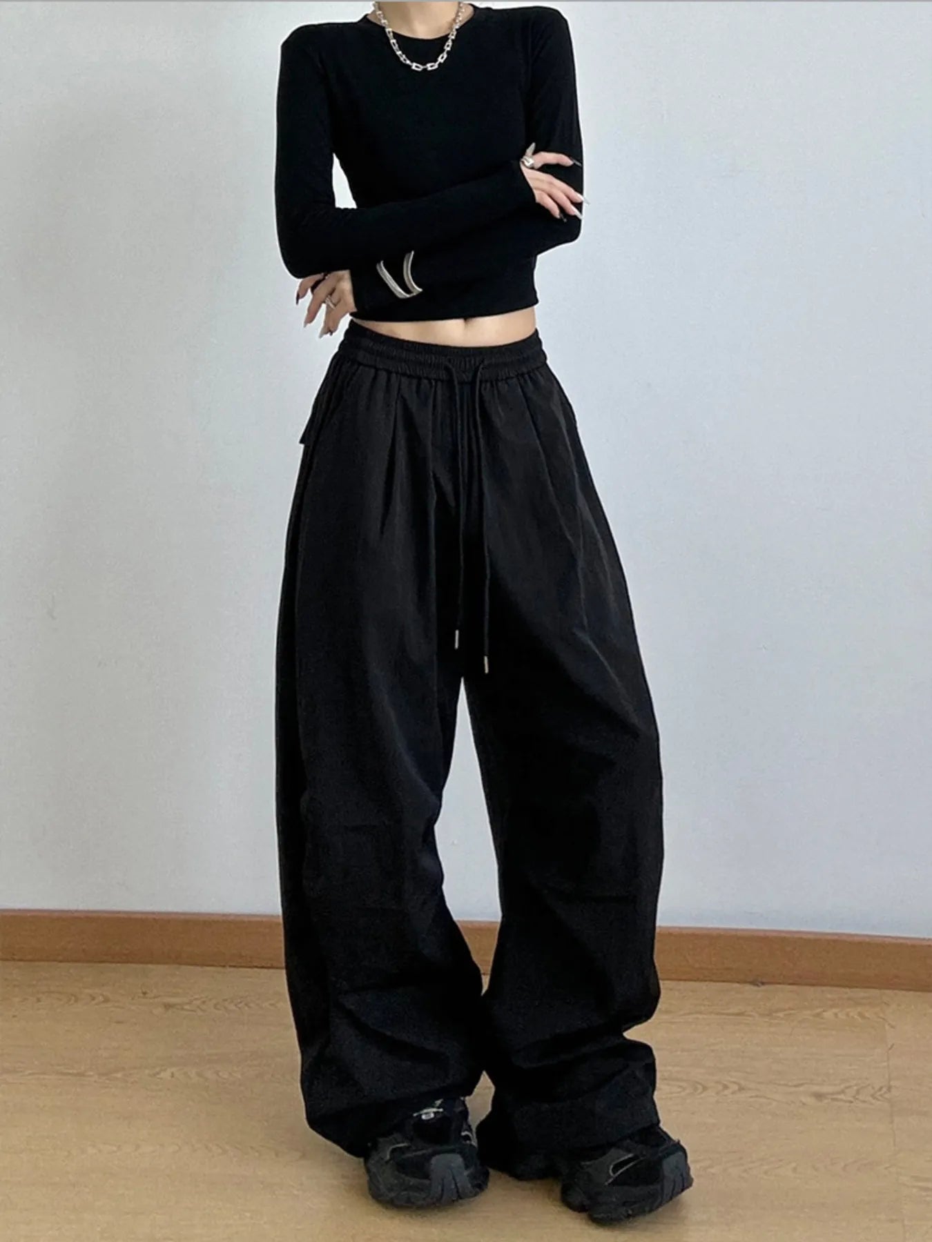 Oversized Wide Leg Pants