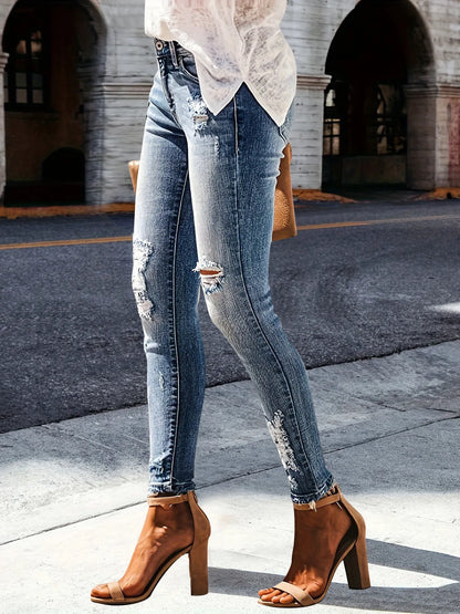 Distressed Skinny Jeans
