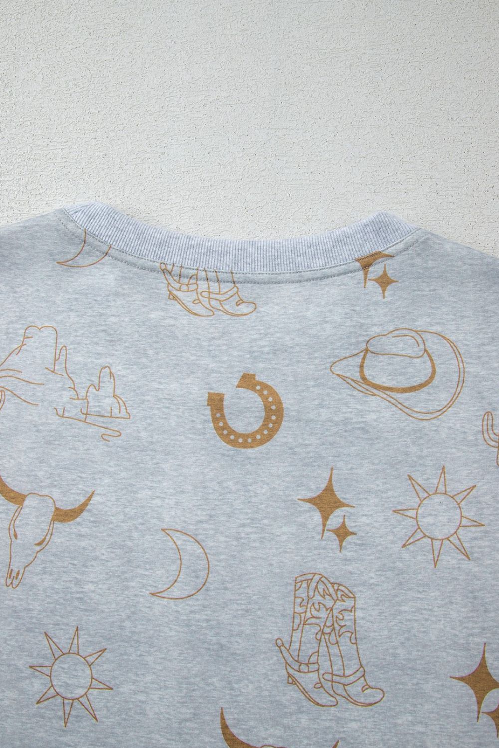 Printed T-Shirt and Elastic Waist Shorts Set