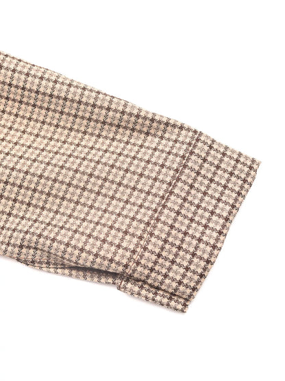 Plaid Zip Up Long Sleeve Jacket