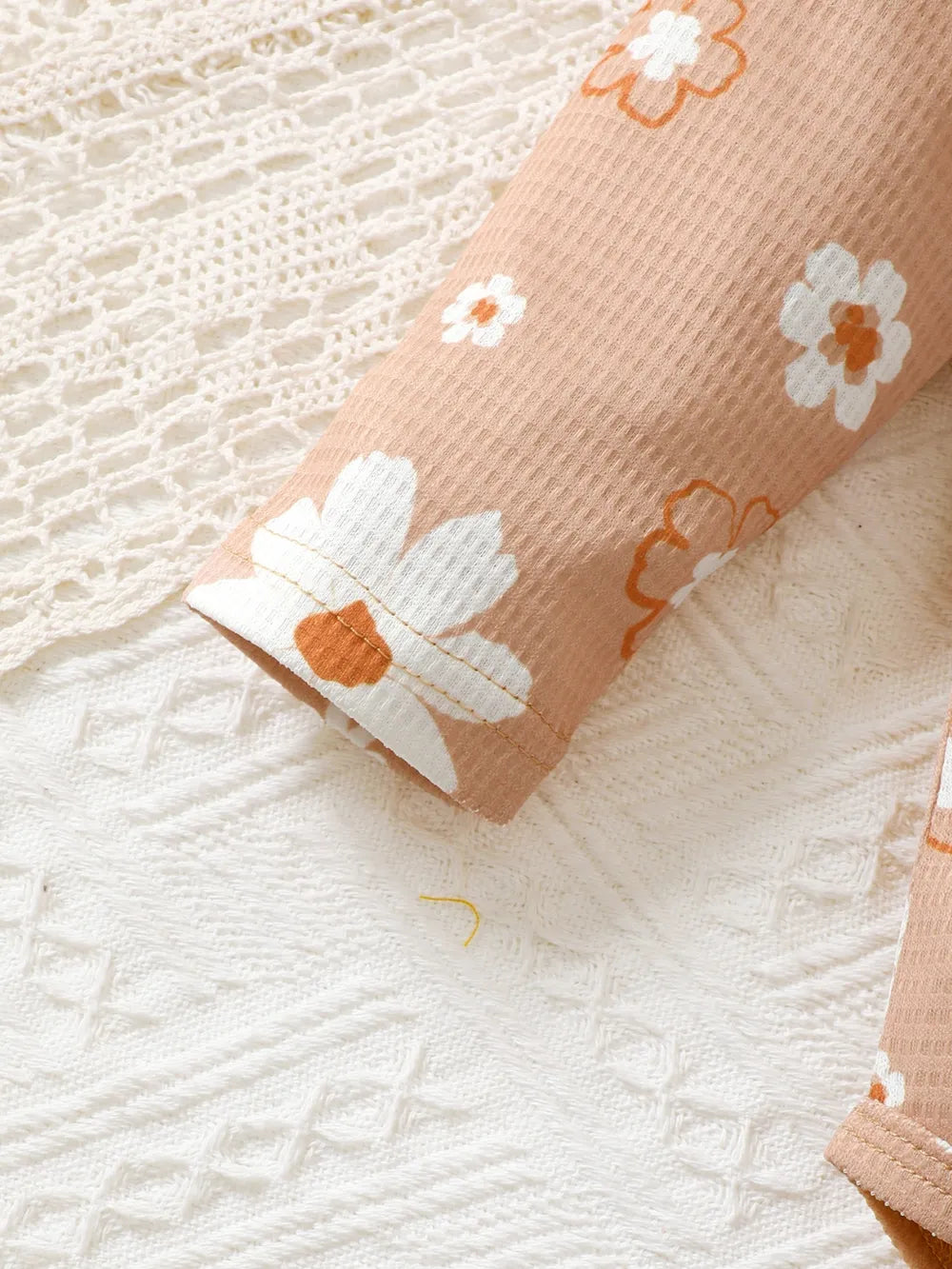 Children's Ruffled Floral Bodysuit and Bloomer, Headband Set