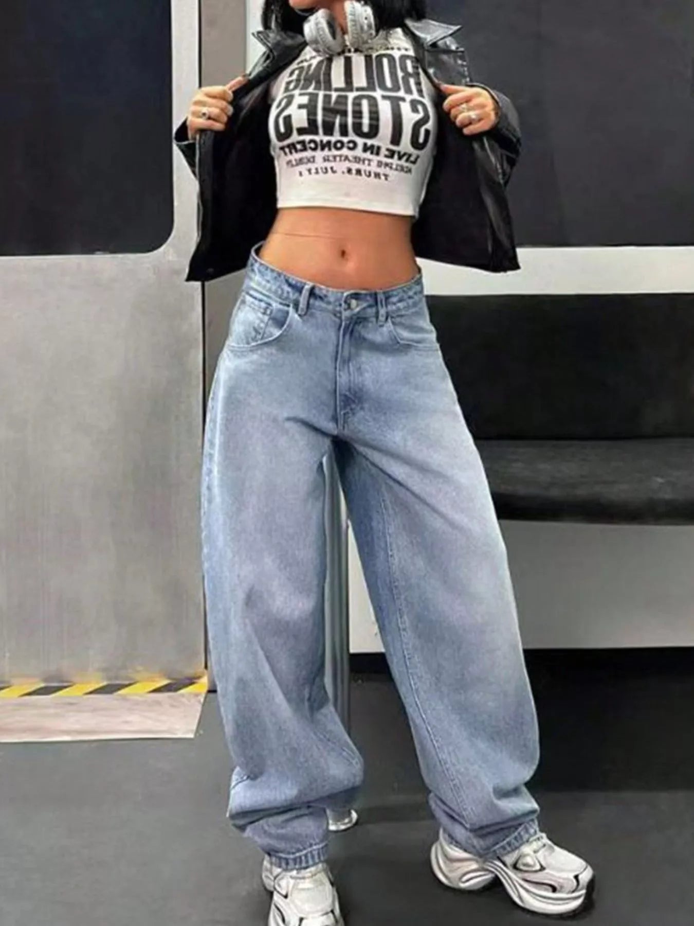 Baggy Wide Leg Jeans
