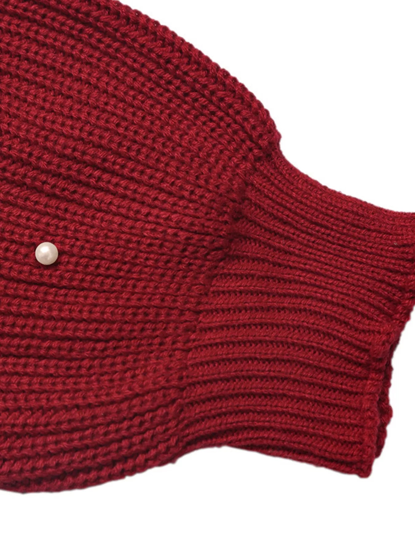 Pearl Embellished Button Up Cardigan