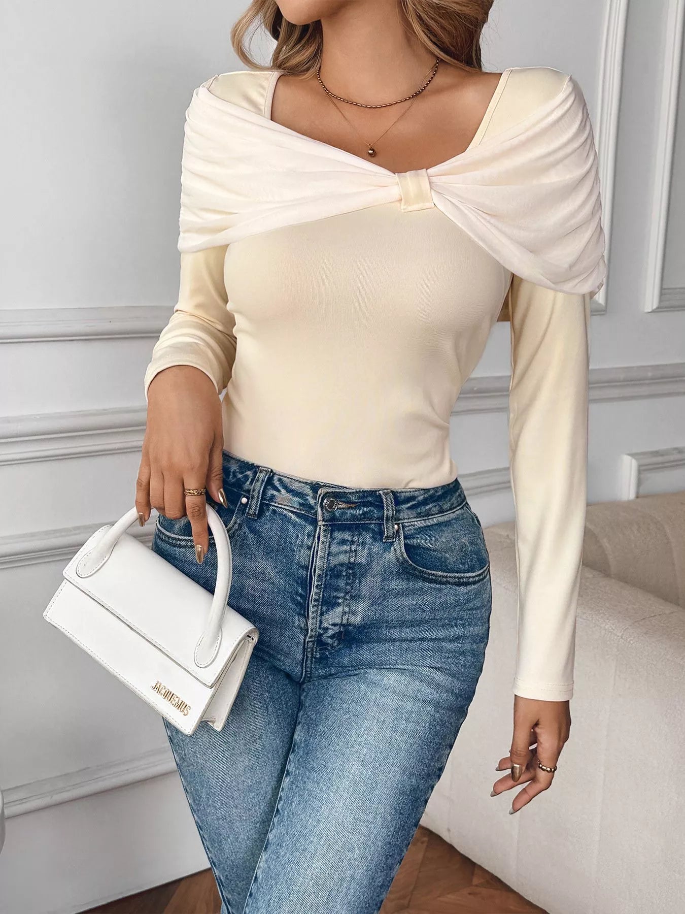 Bow Long Sleeve T-Shirt