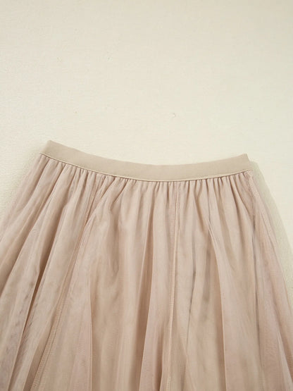 High-Waisted Midi Skirt