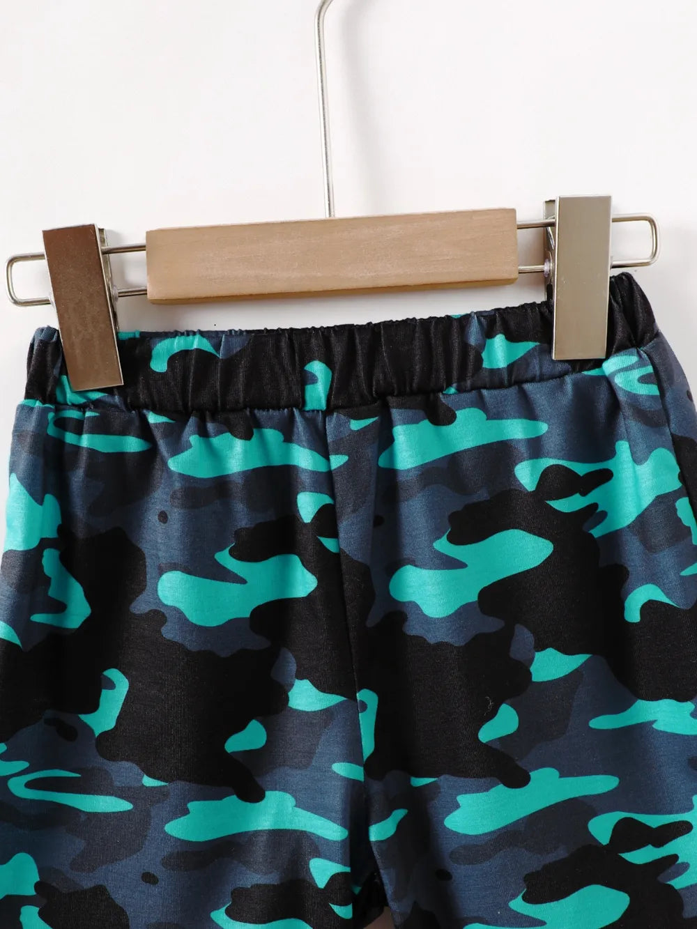 Children's Dinosaur Sleeveless Hooded Top and Pants Set