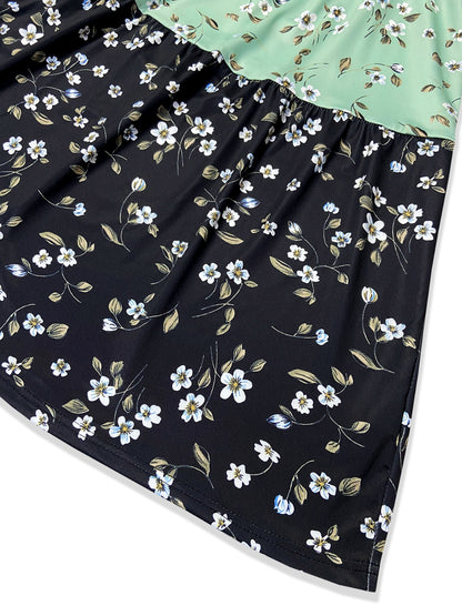 Stretchy Printed Dress