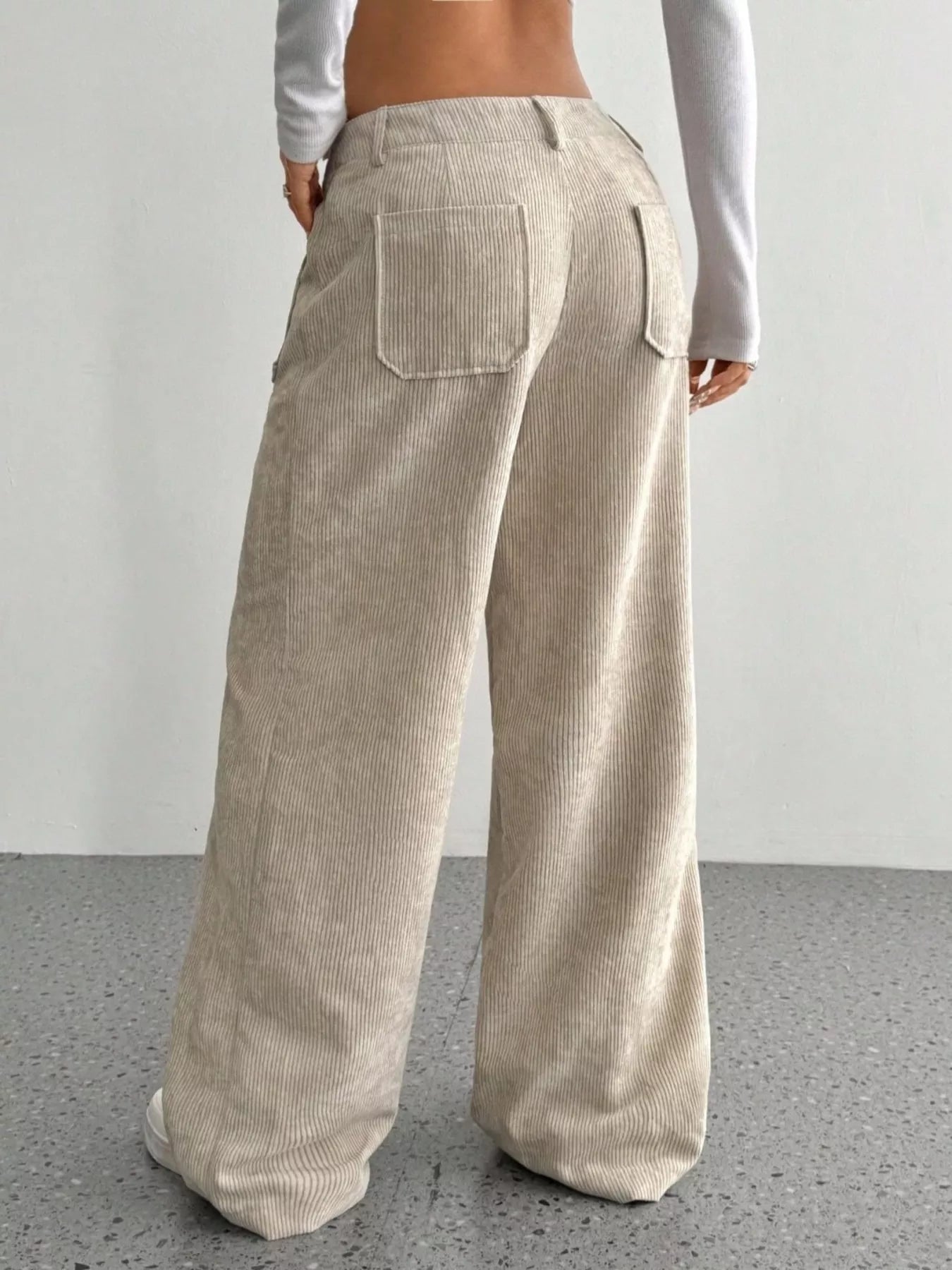 Wide Leg Corduroy Pants