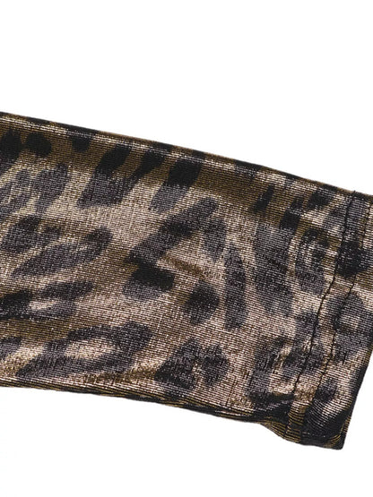 Slit Surplice Long Sleeve Dress