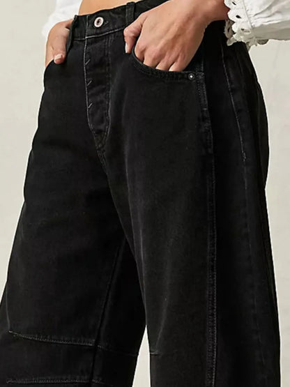 Wide Leg Relaxed Fit Jeans
