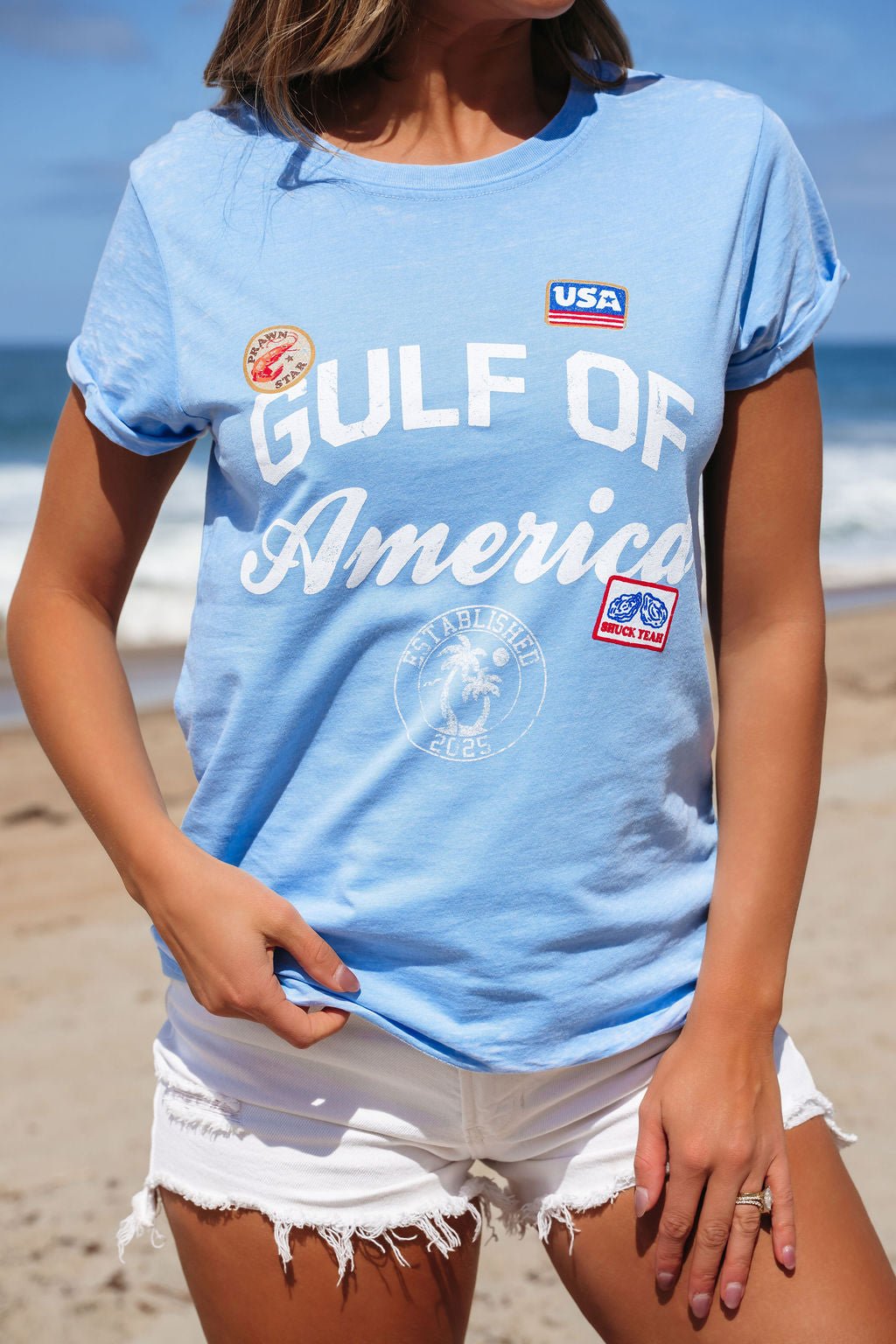 Blue Gulf of America Graphic Tee - FINAL SALE