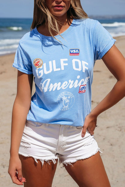 Blue Gulf of America Graphic Tee - FINAL SALE