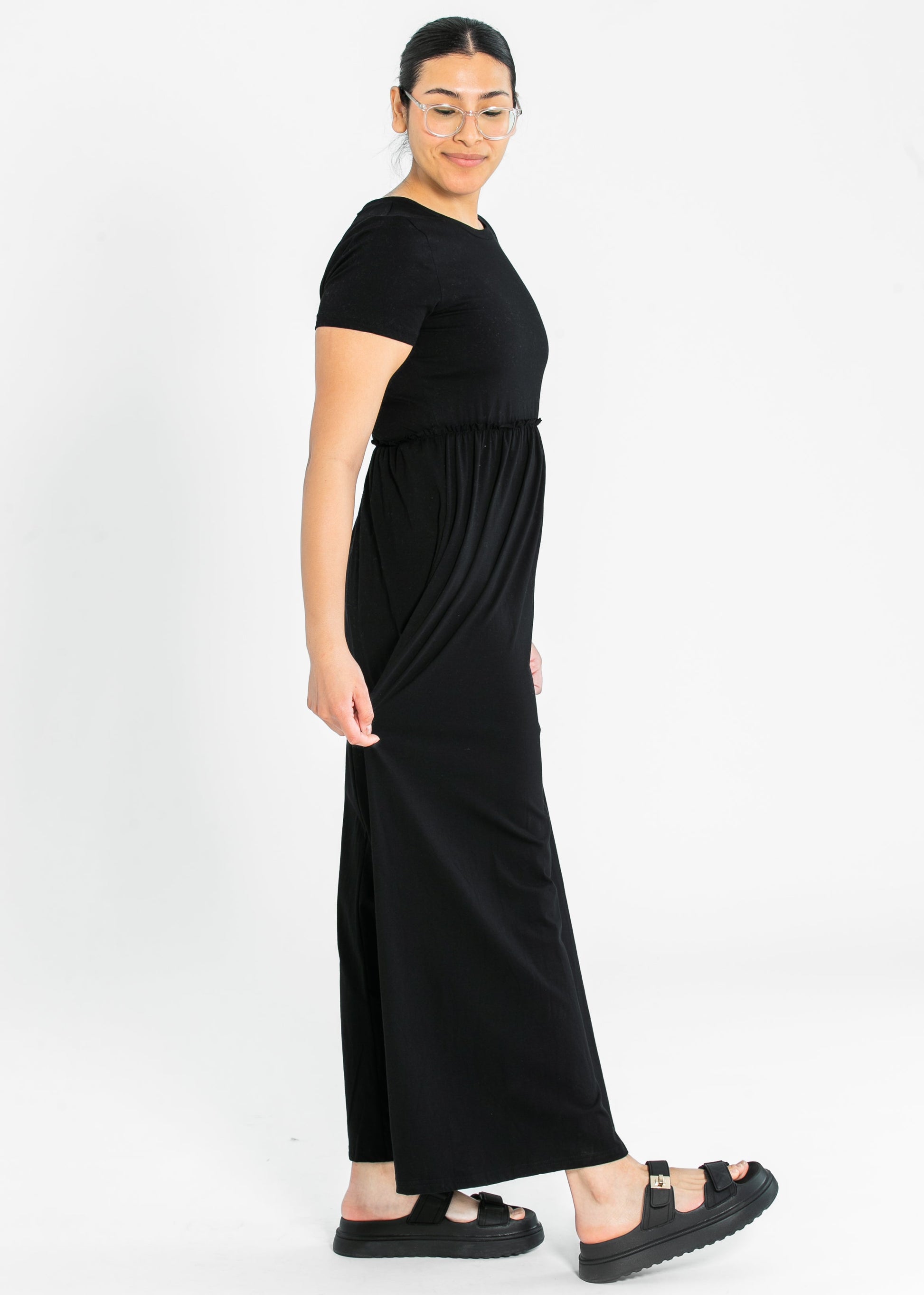 Brie Short Sleeve Maxi Dress - FINAL SALE