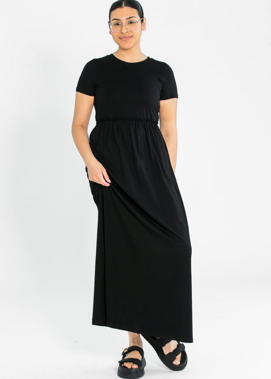 Brie Short Sleeve Maxi Dress - FINAL SALE