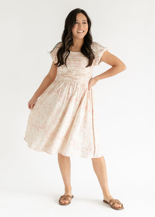 Brienna Cap Sleeve Dress - FINAL SALE