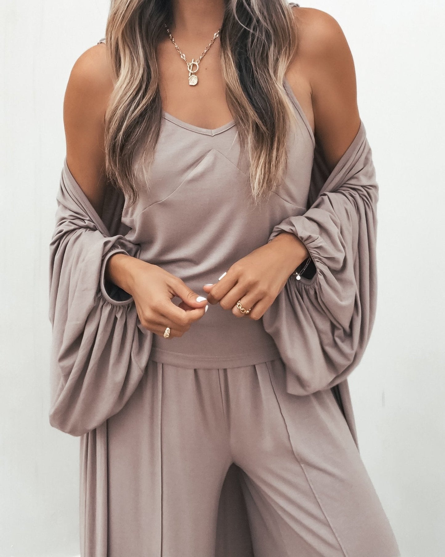 Buttery Soft Taupe Cami Tank Top - FINAL SALE