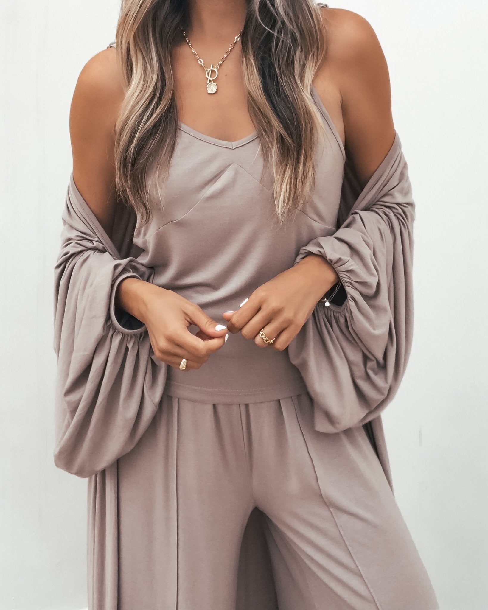 Buttery Soft Taupe Cami Tank Top - FINAL SALE