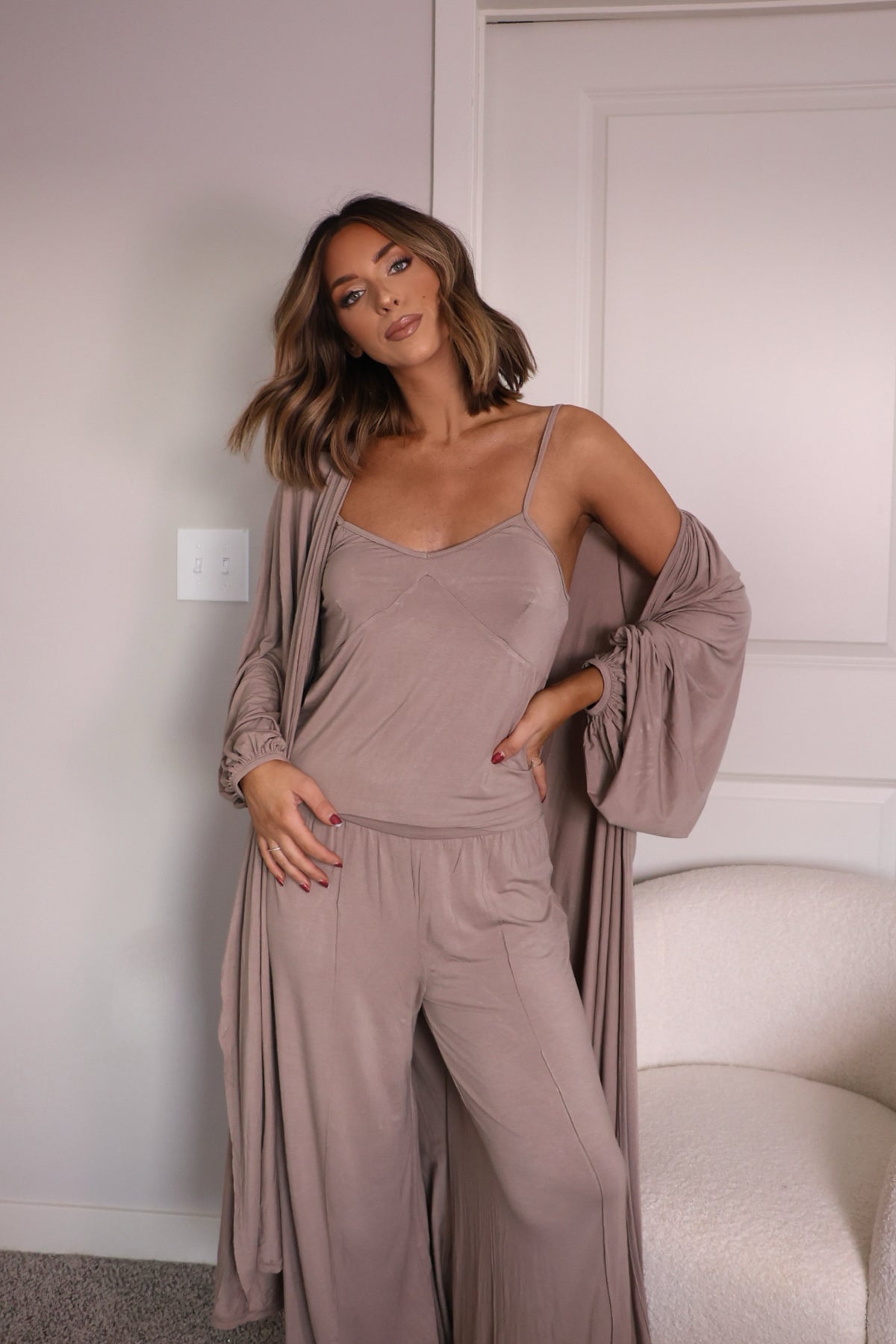 Buttery Soft Taupe Cami Tank Top - FINAL SALE