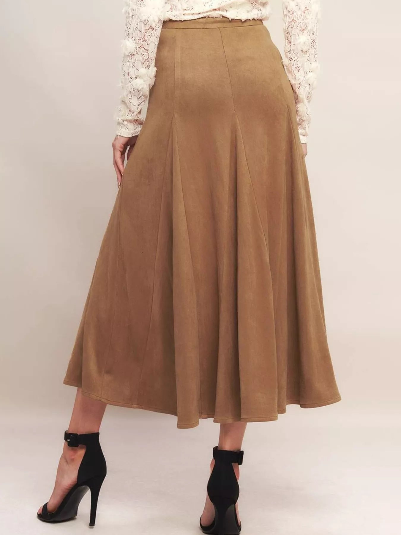 Flowy A-Line Midi Skirt