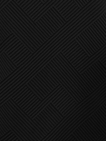 Texture Zip-Up Hoodie with Drawstring